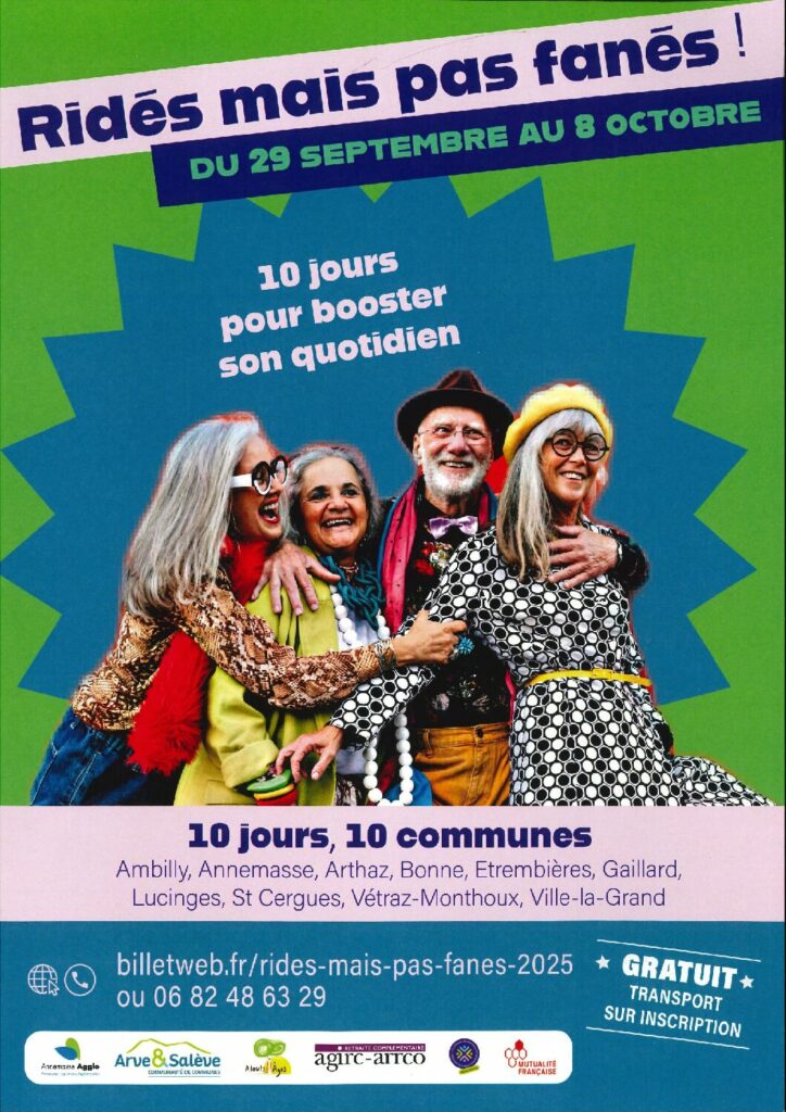 Ridés mais pas fanés