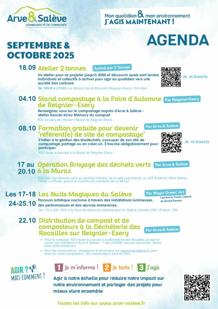 Agenda Arve&Salève