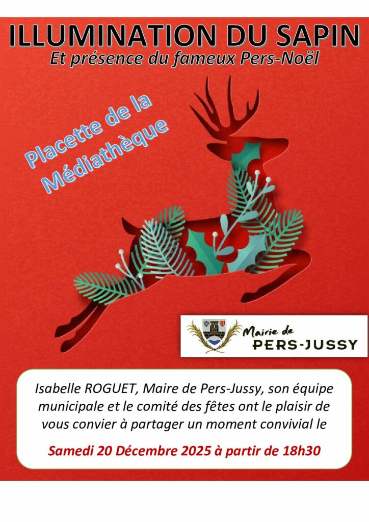 Illumination du sapin de Noël