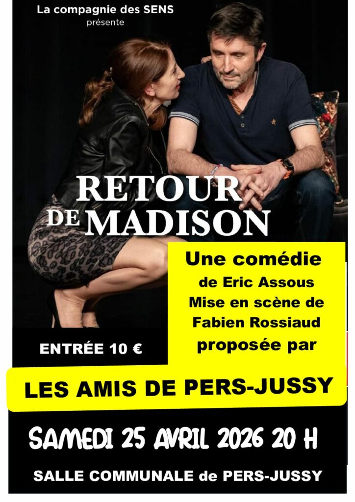 Soirée Théâtre - Le retour de Madison