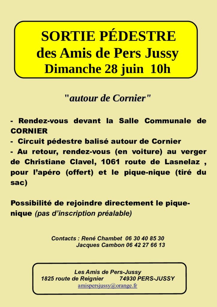 Sortie pédestre