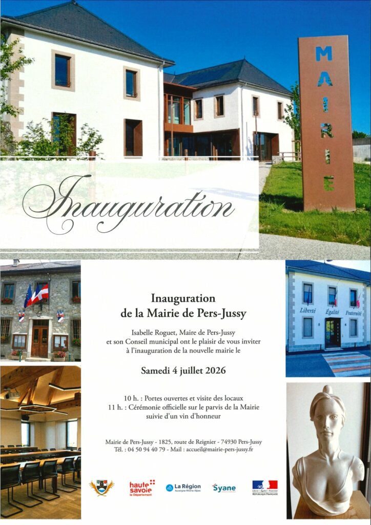 Inauguration de la Mairie