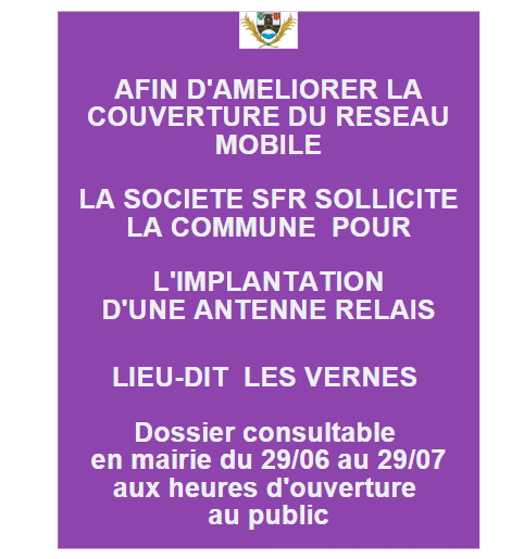 Implantation d'une antenne relais