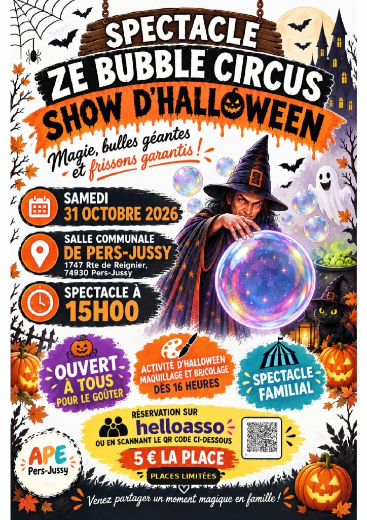 🎃 Bubble Circus d’Halloween